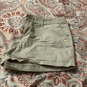 Khaki cargo shorts
